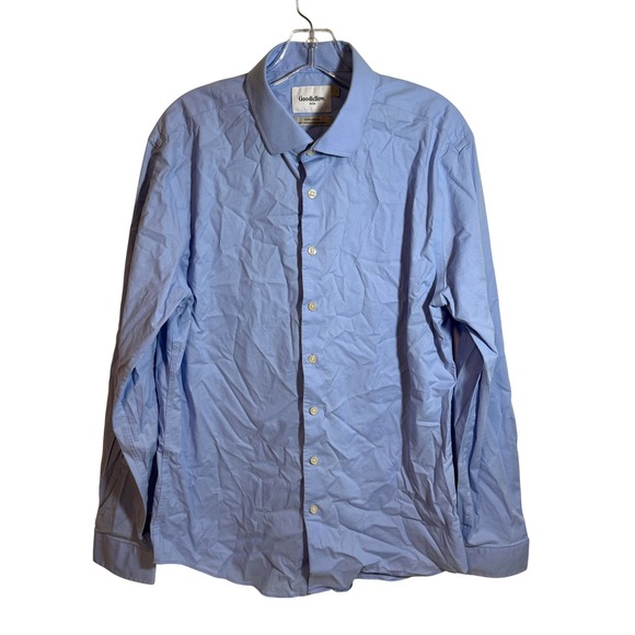 Goodfellow & Co Other - Goodfellow & Co Mens Slim Fit Long Sleeve Dress Shirt Light Blue‎ Size Large